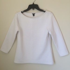 Ann Taylor ottoman knit 3/4 sleeve shirt